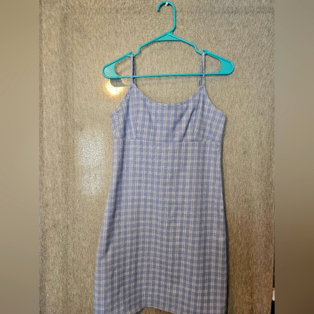 Blue and white adorable sun dress